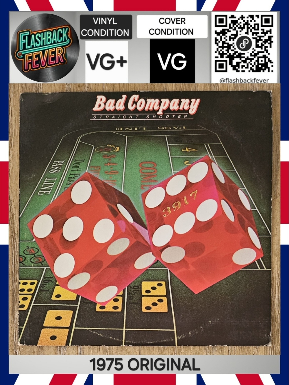 BAD COMPANY•1975 US (#SS 8413) Monarch Pressing
